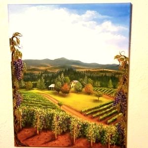 Stunning Origional Oil Painting! 'Oregon Vines'